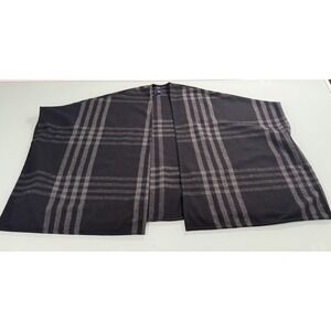 GAP Poncho Size M/L Charcoal Plaid Casual Light Weight 2016